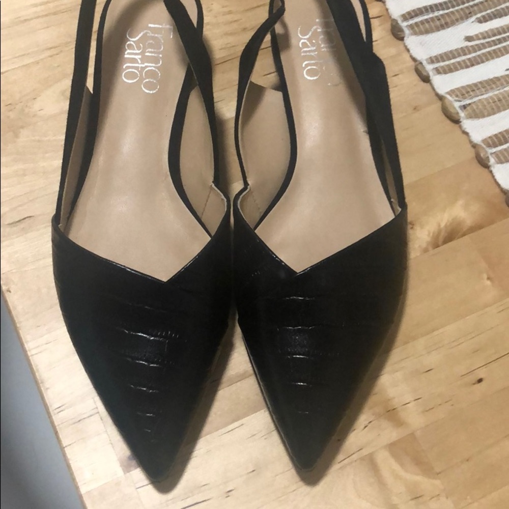 Barely worn Franco sarto sling back flats sz 6.5